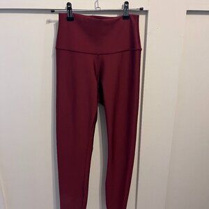 Red Burnt Sienna Alo Airlift ⅞ leggings